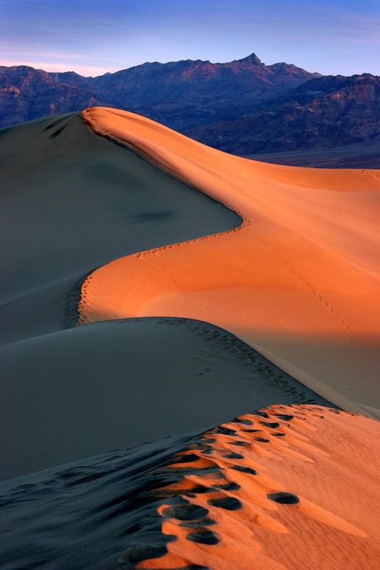 Photo:  Death Valley sunrise, California 